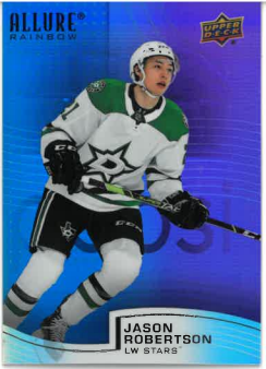 2021-22 UD Allure Rainbow Blue/Purple Jason Robertson /199 č. R-60