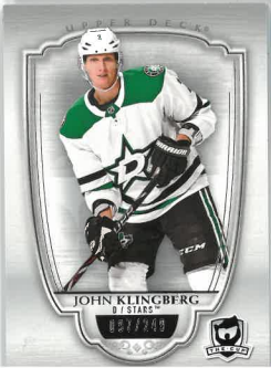 2018-19 UD The Cup John Klingberg /249 č. 17