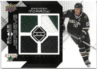 2008-09 UD Black Diamond Four Jersey Brenden Morrow č. BDJ-BM