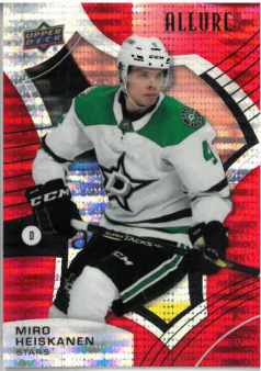 2021-22 UD Allure Red Rainbow Miro Heiskanen č. 41