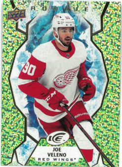 2021-22 UD Ice Green Rookie Joe Veleno č. 124
