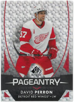 2023-24 UD SP Authentic Pageantry David Perron č. P-15
