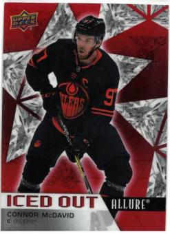 2021-22 UD Allure Iced Out Connor McDavid č. IO-1