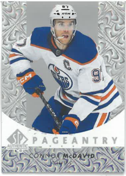 2022-23 UD SP Authentic Pageantry Connor McDavid č. P-1