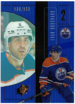 2024-25 UD SPx Bound For Glory Blue Evan Bouchard /199 č. BFG-22