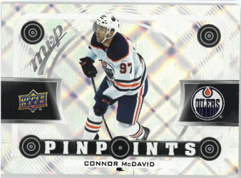 2022-23 UD MVP PinPoints Connor McDavid č. PP-25