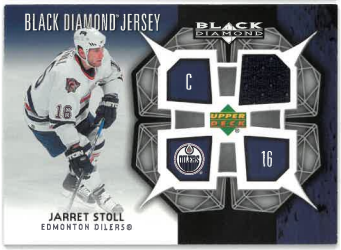 2007-08 UD Black Diamond Jersey Jarret Stoll č. BDJ-JS