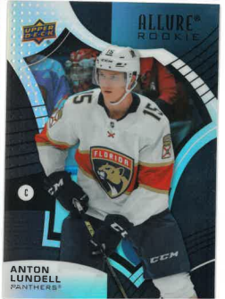 2021-22 UD Allure Black Rainbow Anton Lundell č. 150