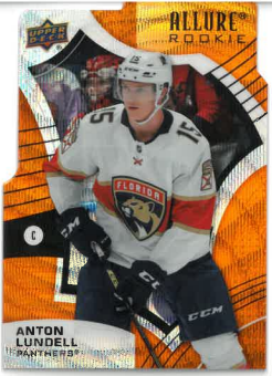 2021-22 UD Allure Orange Slice Anton Lundell č. 105