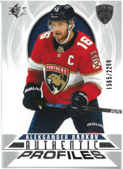 2020-21 UD SP Authentic Profiles Aleksander Barkov /2299 č. AP-18