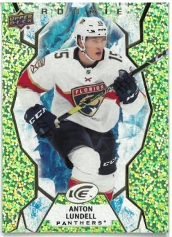 2021-22 UD Ice Green Rookie Anton Lundell č. 101