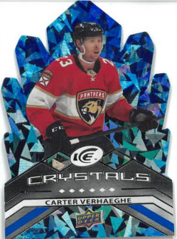 2021-22 UD Ice Crystals Carter Verhaeghe č. IC-23