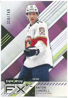 2021-22 UD Synergy FX RC Anton Lundell /749 č. FXR-AL