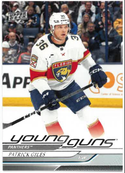2024-25 UD Series II Young Guns Patrick Giles č. 476