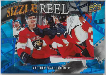 2025-26 UD Series I Sizzle Reel Matthew Tkachuk č. SR-20