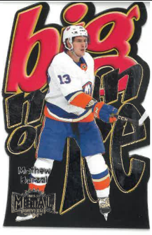 2021-22 UD Metal Universe Big Man On Ice Matthew Barzal č. BM-17