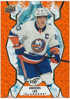 2021-22 UD Ice Orange Anders Lee č. 70