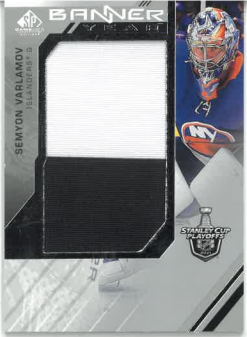 2021-22 UD SP Game Used Banner Year Semyon Varlamov Weber č. BYSC-SV