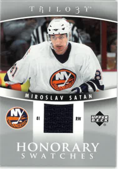 2006-07 UD Trilogy Honorary Swatches Miroslav Satan č. HS-SA