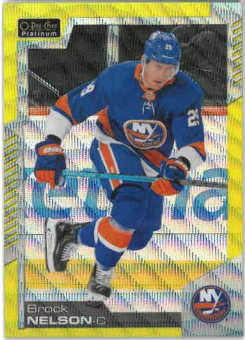 2020-21 UD O-PEE-CHEE Platinum Neon Yellow Surge Brock Nelson č. 104