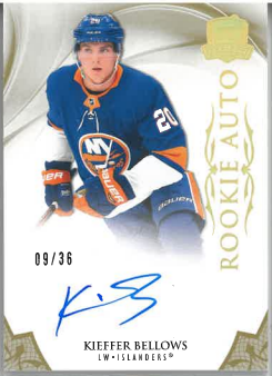 2020-21 UD The Cup Rookie Auto Kieffer Bellows /35 č. 149