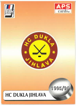 1995-96 APS HC Dukla Jihlava Logo Teamu