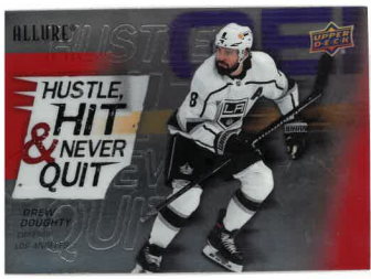 2021-22 UD Allure Hustle, Hit and Never Quit Drew Doughty č. HH-12