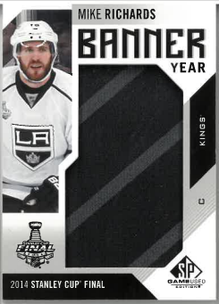 2016-17 UD SP Game Used Banner Year Mike Richards č. BSC-MR