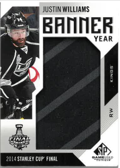2016-17 UD SP Game Used Banner Year Justin Williams č. BSC-JW