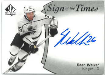 2021-22 UD SP Authentic Sign of the Times Sean Walker č. SOTT-SW