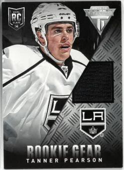 2013-14 Panini titanium Rookie Gear Tanner Pearson č. RG-TP