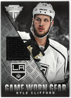 2013-14 Panini Titanium Game Worn Gear Kyle Clifford č. GG-KC