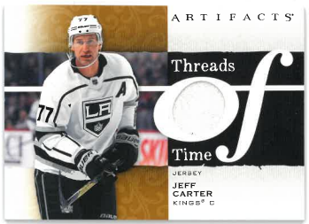 2021-22 UD Artifacts Thread Of Time Jeff Carter č. TT-JC