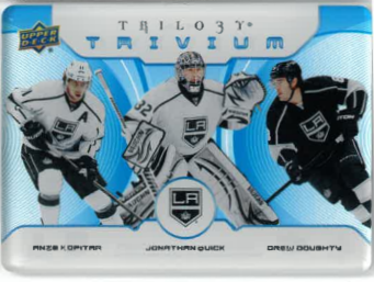 2023-24 UD Ice Trilogy Trivium A. Kopitar/ J. Quick/D. Doughty č. TR-18