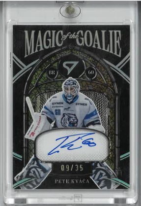 2025-26 SportZoo Tipsport ELH Serie 1 Magic Of The Goalie Petr Kváča /35 č. MGS-PK