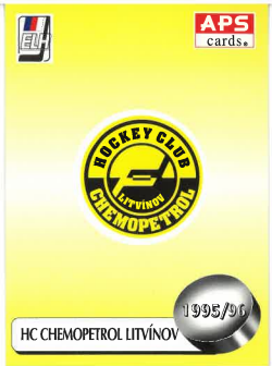 1995-96 APS HC Chemopetrol Litvínov Logo Teamu
