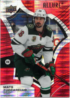 2021-22 UD Allure Red Rainbow Mats Zuccarello č. 90