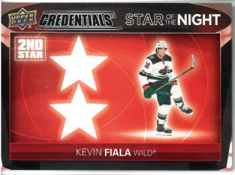 2021-22 UD Credentials Star Of The Night Kevin Fiala č. 2S-10
