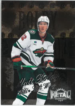 2022-23 UD Metal Universe Retro Matt Boldy č. R-3