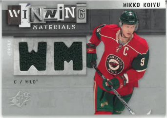2009-10 UD SPx Winning Material Mikko Koivu č. WM-MK