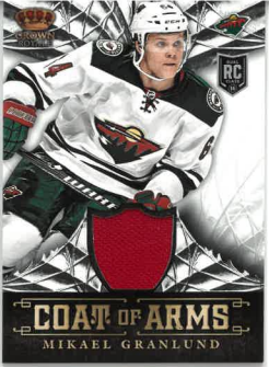 2013-14 Panini Crown Royale Coat of Arms Mikael Granlund č. CA-MGR