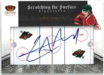 2010-11 Panini Crown Royale Scratching the Surface Signatures Cody Almond /100 č. 20