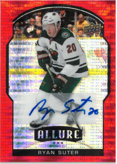 2020-21 UD Allure Red Rainbow Auto Ryan Suter č. 15