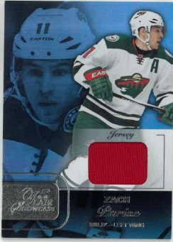 2015-16 Fleer Showcase Hockey Jersey Zach Paris č. ROW 1, SEAT 24