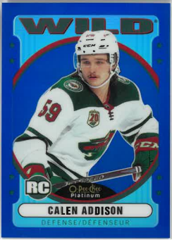 2021-22 UD O-PEE-CHEE Platinum Blue Rainbow Calen Addison /199 č. R-73