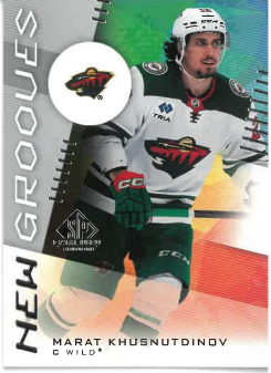 2024-25 UD SP Game Used New Grooves Marat Khusnutdinov č. NG-18