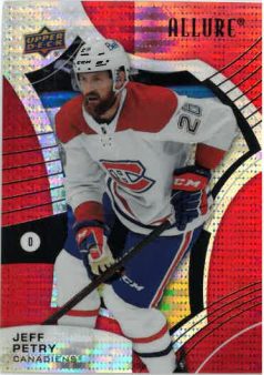 2021-22 UD Allure Red Rainbow Jeff Petry č. 50