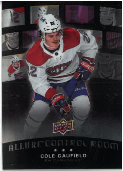 2021-22 UD Allure Control Room Cole Caufield č. CR-20