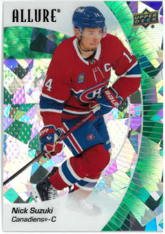 2023-24 UD Allure Green Rainbow Nick Suzuki /99 č. 27