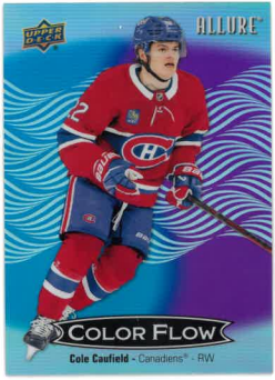 2024-25 UD Allure Color Flow Blue Purple Cole Caufield č. CFL-16